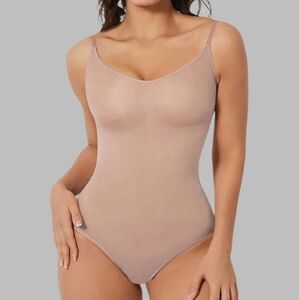 HeyShape Shapewear Bodysuit Nude Size Women's Large NWT‎ Neutral Snatched Casual